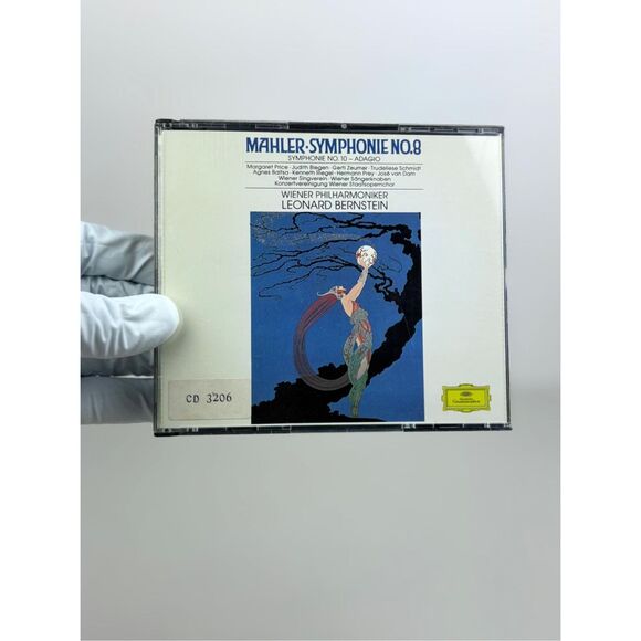 Bernstein MAHLER Symphony No. 8 & 10 - 2 CD Box Set DGG Deutsche Grammophon FE25 - Picture 1 of 8